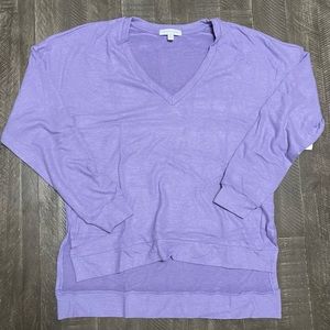 Beyond yoga Long Weekend Lounge Pullover 1